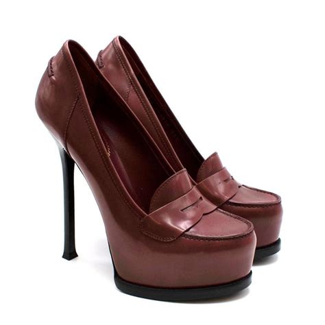 ysl cherry platform heels|Saint Laurent Platform Heels for Women .